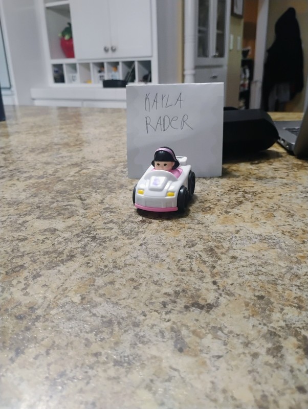 Fisher Price Little People Sonya Lee Kitty Cat Wheelie EHTF good condition 2009