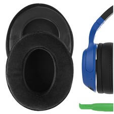 Geekria Velour Ear Pads for Skullcandy Hesh, Hesh 2.0 Headphones Black 