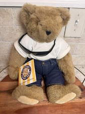Vermont Teddy Bear Company Plush Bear 2000 Denim Shorts T-Shirt Hang Tag 15