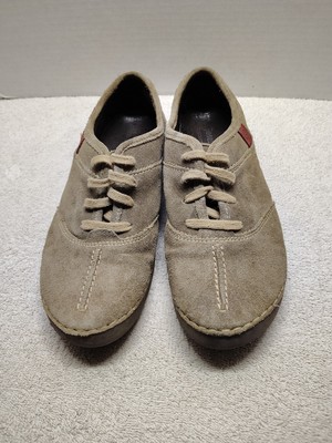 Josef Seibel tan suede lace-up Sneaker shoes Size 37 /US 6.5 