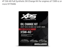 XPS Oil Change change Kit Full Synthetic Rotax 1500 Cc Or More 4-tec Or Ace