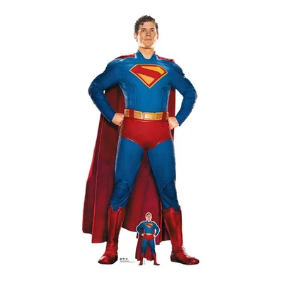 DC COMICS Superman 2025 Live Action Style Cardboard Cutout & Free Mini Standee - Corenswet