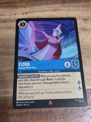 Flora - Strong-Willed Fairy 141/204 Rare Wilds Unknown Lorcana