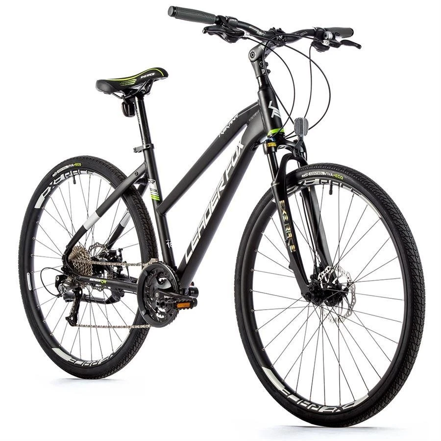 28 Zoll Crossrad Leader Fox Toscana Lady Shimano 27 Gang Disc schwarz Rh51 cm - Bild 1 von 1