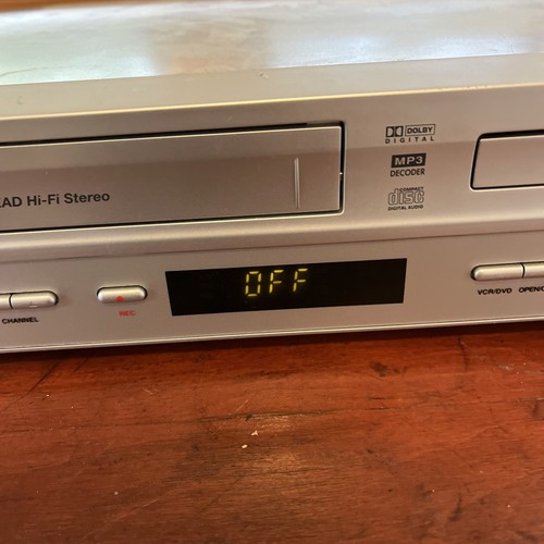 Memorex MVD4543 DVD VCR Player Recorder Combo 6 Head Hi-Fi VHS parts or repair - Picture 2 of 7