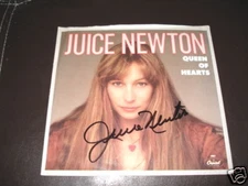 Juice Newton Signed Autographed Record  Photo Cover