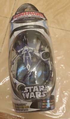 2006 Plo Koons Jedi Starfighter Star Wars Titanium Series New  box Amost Vintage