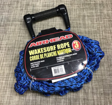 Airhead Wakesurf Rope Knotted Spiral Braid T-Grip Handle 16 Feet Long