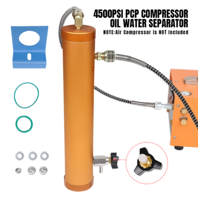 300Bar 4500 Psi PCP Compressor Oil Water Separator L300mmOD49mmID36mm High Pressure Air Filter External - View #8