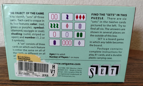 Vintage SET - The Family Card Game of Visual Perception - New/Sealed 1991 - Picture 3 of 7