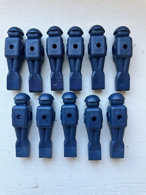 Dynamo Blue Foosball Men Players - Set of 11 New Old Stock