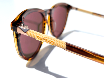 NEW Revo SAGE Amber Horn POLARIZED Champagne Gold Lens  display picture 3