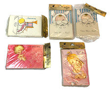 Vitg Mixed Lot of 49 Baby Birth Announcements  Envelopes Rust Craft USA Unused