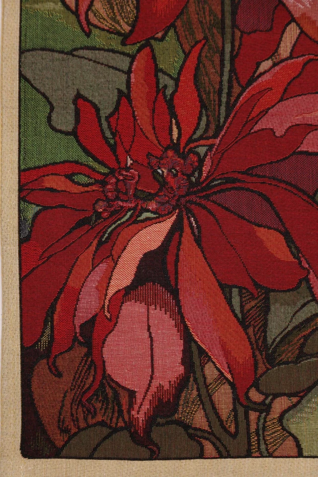 Tapiz Europeo Piedra Mucha Rubis - Piedras Preciosas - Rubí - Tejido Jacquard Foto 3 de 4