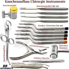 Struttura ossea impianto chirurgia innesto osseo osteotoma scalpello martello CE