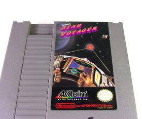 Star Voyager w/ Sleeve CLEANED & TESTED AUTHENTIC NES Nintendo Game Cartridge B