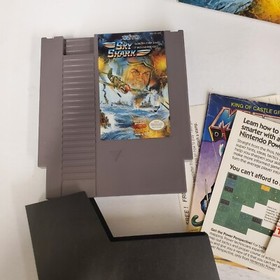 Sky Shark (Nintendo NES, 1989) Tested & Working! Game, Box!