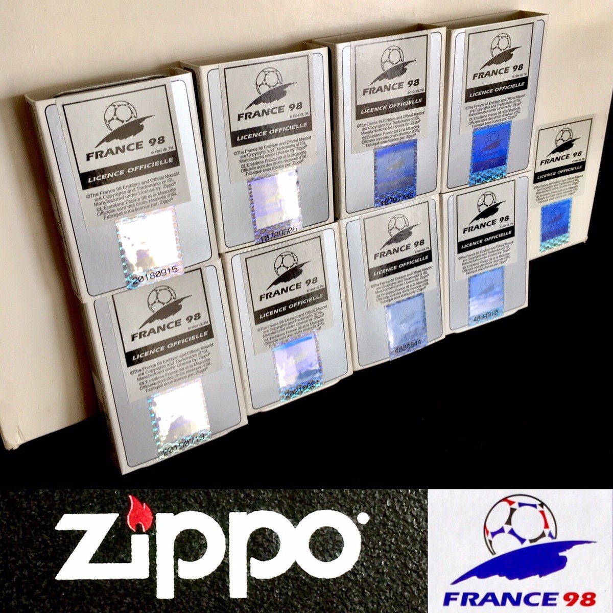 Rare Boxed Official Holographic “France 98” Football World Rare Boxed Official Holographic “France 98” Football World