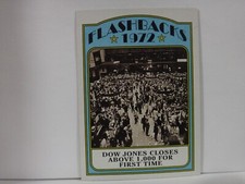 2021 Topps Heritage News Flashbacks #NFDJ Dow Jones Closes Above 1,000 1st Time