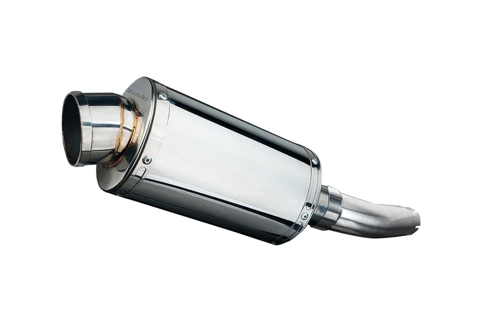 Triumph Sprint ST 955i 1998-2005 Kit de silenciador de escape ovalado de acero inoxidable de 9" Foto 4 de 4