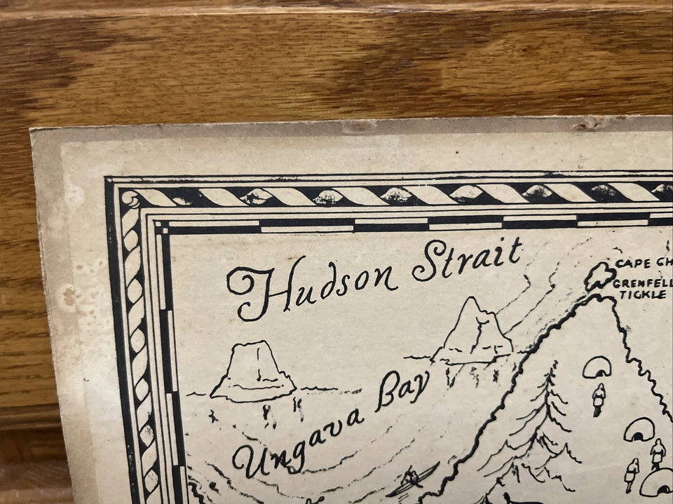 TERRANOVA NOVA ESCOCIA GRANDES LAGOS REGIÓN CANADÁ 14x18 Impresión Mapa Labrador Foto 3 de 4