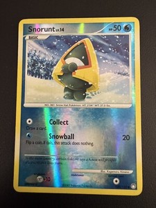 POKEMON TCG SNORUNT 100/123 D&P MYSTERIOUS TREASURES COMMON REVERSE FOIL!!