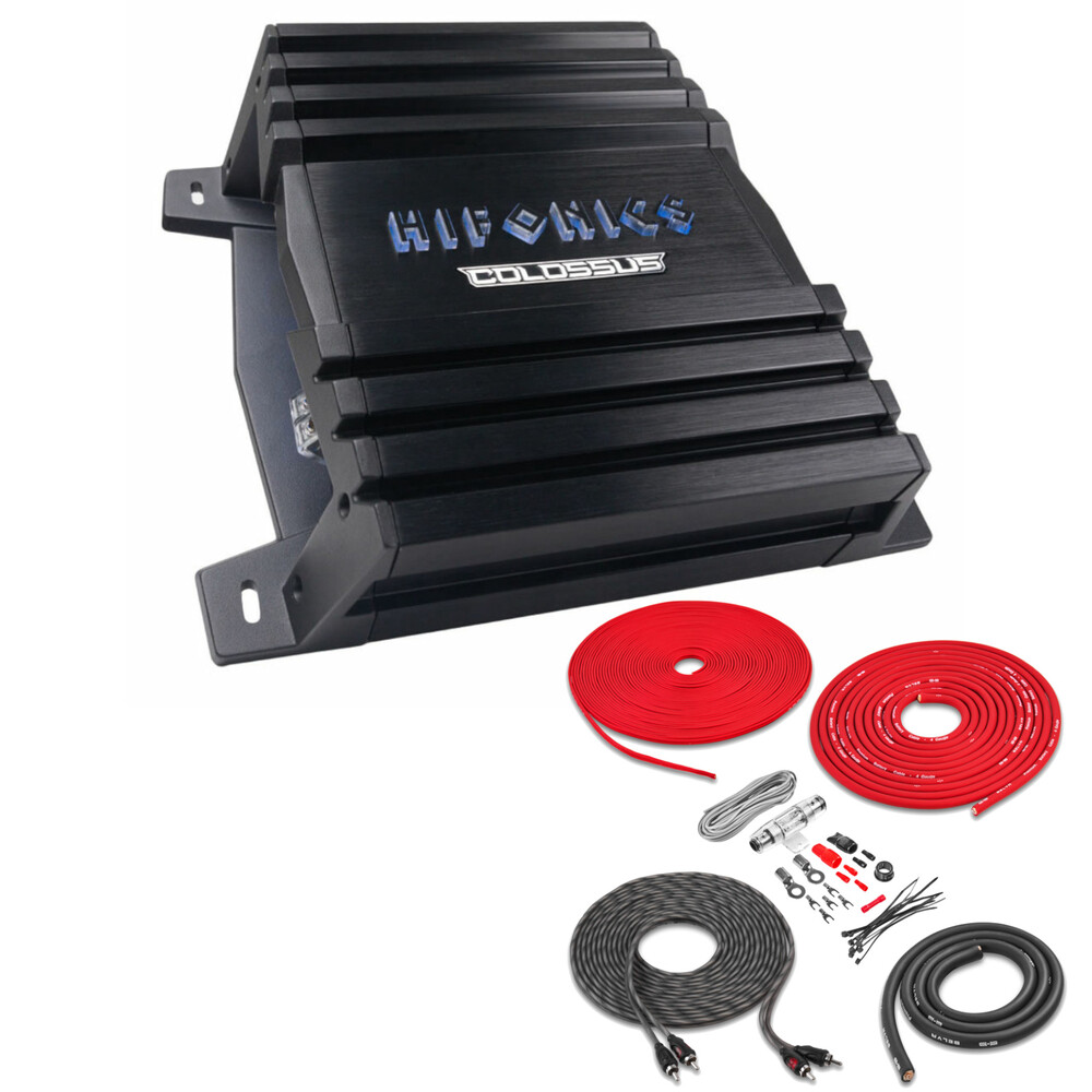 Моноблочный усилитель Hifonics HAC-15001D мощностью 1500 Вт класса D с комплектом усилителей 3919000₽