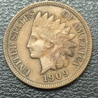 1909 Indian Head Cent 1c High Grade XF #33409