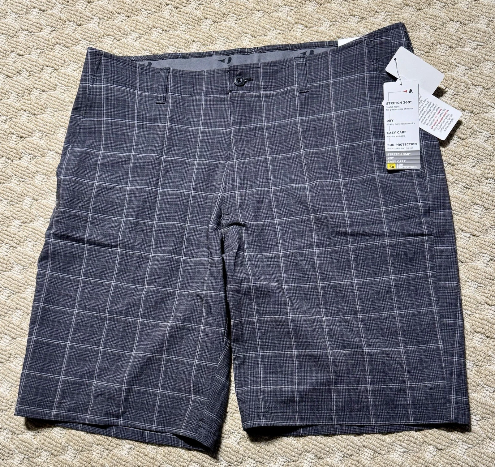 Grand Slam On Course $65 Golf Shorts Mens Size 36 Performance Stretch UPF 50
