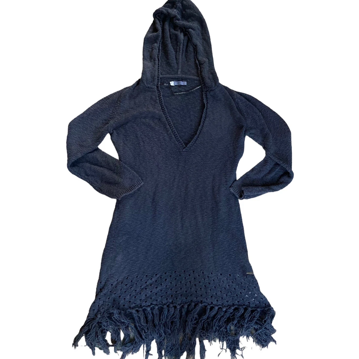 Volcom Stone Row Womens Sweater Dress Size Medium Shred Till Dead
