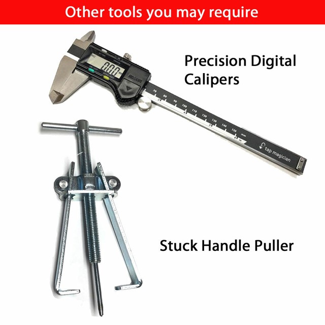 Tap Magician Valve Cartridge Spline Gauge Teeth Measuring Size Finder