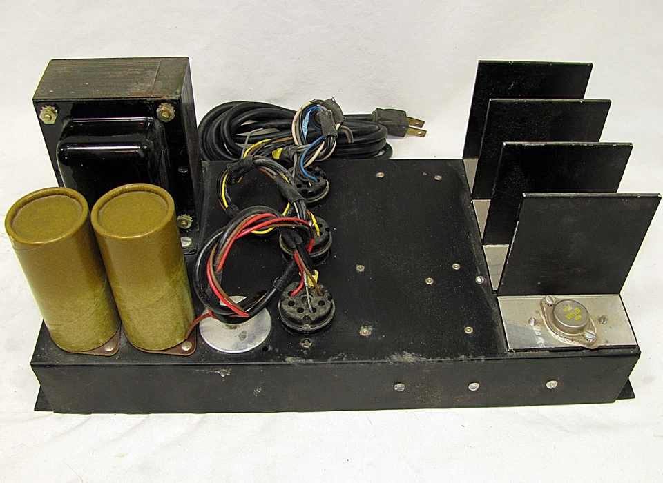 Amplificador de estado sólido órgano eléctrico Conn vintage años 60 ~ COMO ESTÁ ~ piezas o reparación Foto 3 de 4