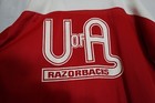Vintage rare University of Arkansas red white XL athletic jersey good condition — photo 3