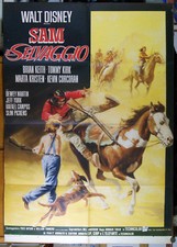 manifesto 2F film SAVAGE SAM - SAM IL SELVAGGIO Brian Keith Walt Disney 1964