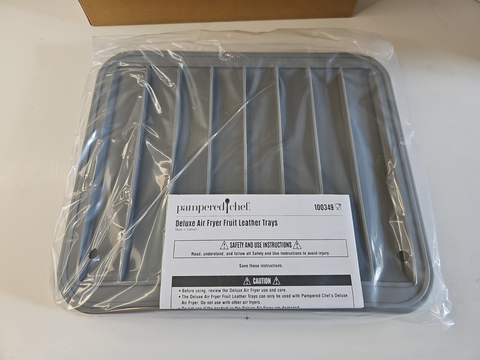 Pampered Chef Deluxe Air Fryer Fruit Leather Trays 3 Trays 100349