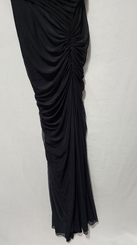 TADASHI SHOJI Womens Size S Draped Mesh Gown - Picture 7 of 11