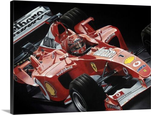 Schumacher Canvas Wall Art Print, Sports Home Decor - Picture 1 of 11