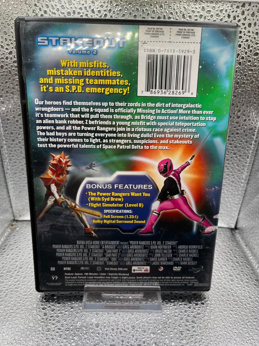その他 Power Rangers Spd 2: Stakeout [DVD] Power Rangers S.P.D. Vol. 2: Stakeout (DVD, 2005) Full