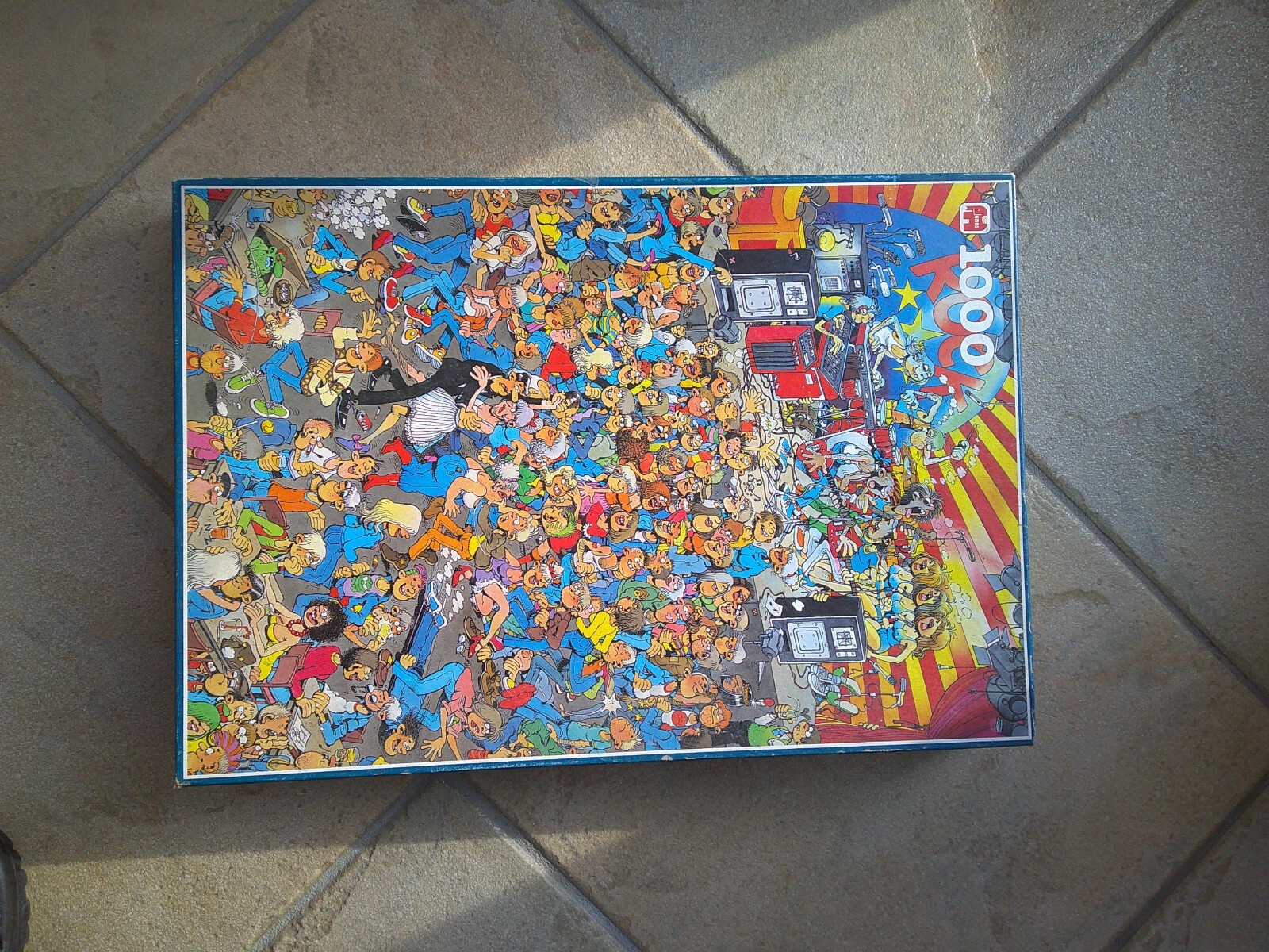VINTAGE JAN VAN HAASTEREN ROCK AROUND THE CLOCK 1000 PIECE JIGSAW