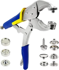 Snap Fastener Tool,Snap Tool for Boat Covers, Heavy Duty Snap Setter Pliers Canv