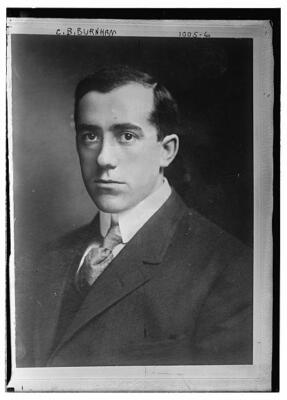 CB Burnham c1900 OLD LARGE HISTORIC PHOTO