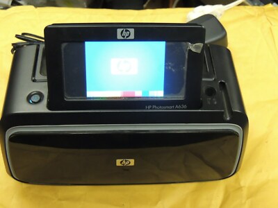 HP Photosmart A636 Compact Photo Printer with proper AC Adapter | eBay