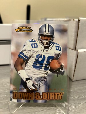 1997 Pinnacle Action Packed Down & Dirty - Michael Irvin - Dallas Cowboys