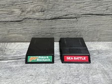 Intellivision Games (Las Vegas Poker & Blackjack) (SEA BATTLE)  #S-33