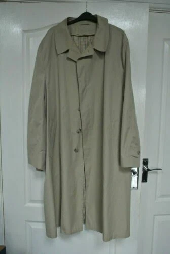 Cotton Blend Trench Coats/Mac Vintage Coats & Jackets for Men