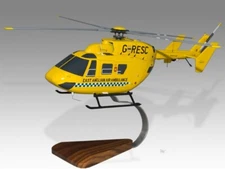 Airbus Helicopters BK117 Kawasaki East Anglian Ambulance Wood Model Small 1/32