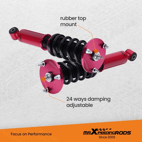 24 Click Damper Coilovers Struts For Toyota Supra 93-98 Base Hatchback 2-Door - Picture 9 of 12