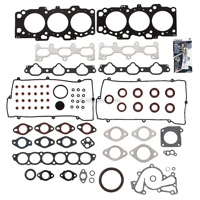 Juego completo de juntas para 04-06 Hyundai Sonata Tiburon Kia Magentis Optima 2,7 L DOHC Foto 2 de 4