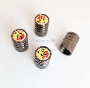 Universal 4pcs Car Wheel Tire Air Valve Caps Stem Dust Cover for Abarth