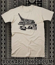 Retro Tiki Art Tee T Shirt Cotton Mug Bar Restaurant Outrigger Motel Mid Century